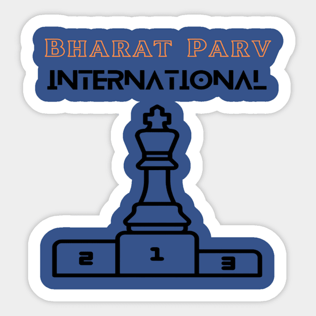 Bharat Parv - International Chess Sticker by Bharat Parv